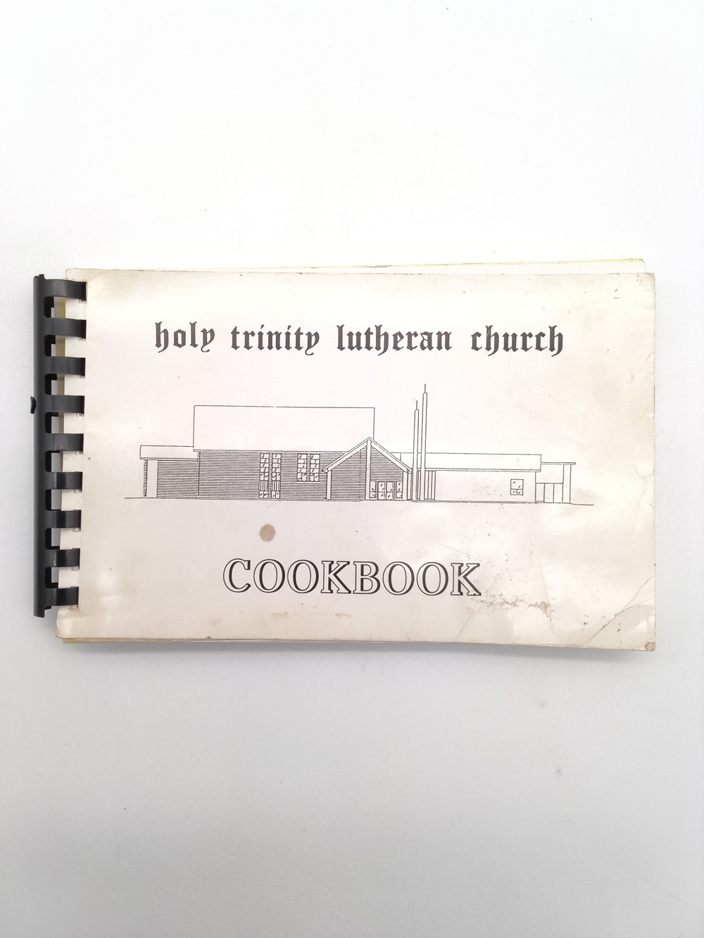 Vintage Holy Trinity Lutheran Church Cookbook – Spiral Bound Community Recipes